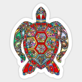 Colorful Turtle Sticker